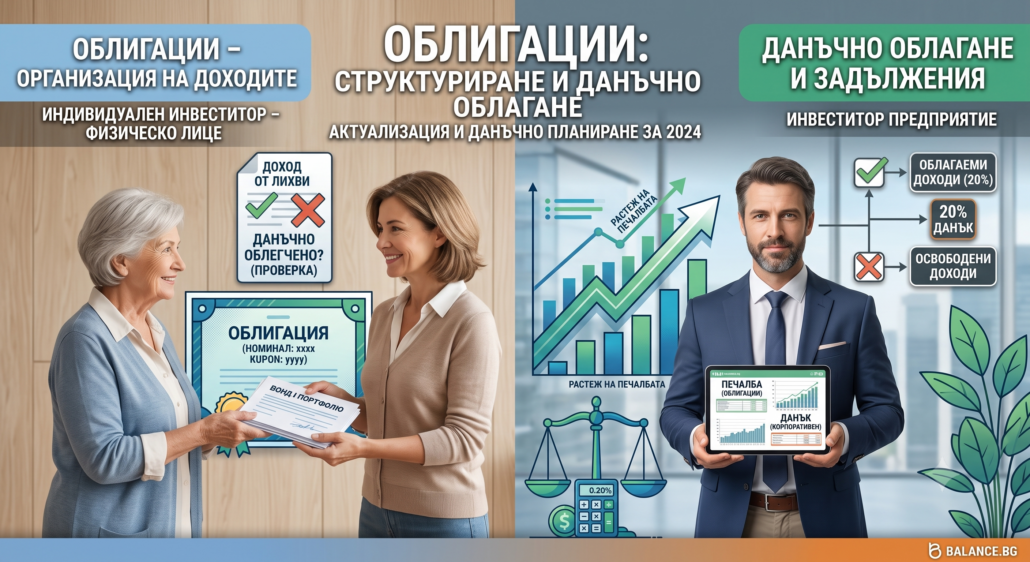 Данъчно облагане на доходи от облигации и финансови активи