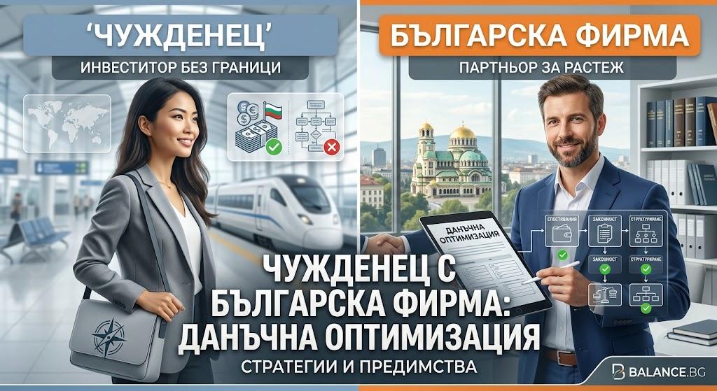 Чужденец с българска фирма – данъчна оптимизация и стратегическо корпоративно планиране