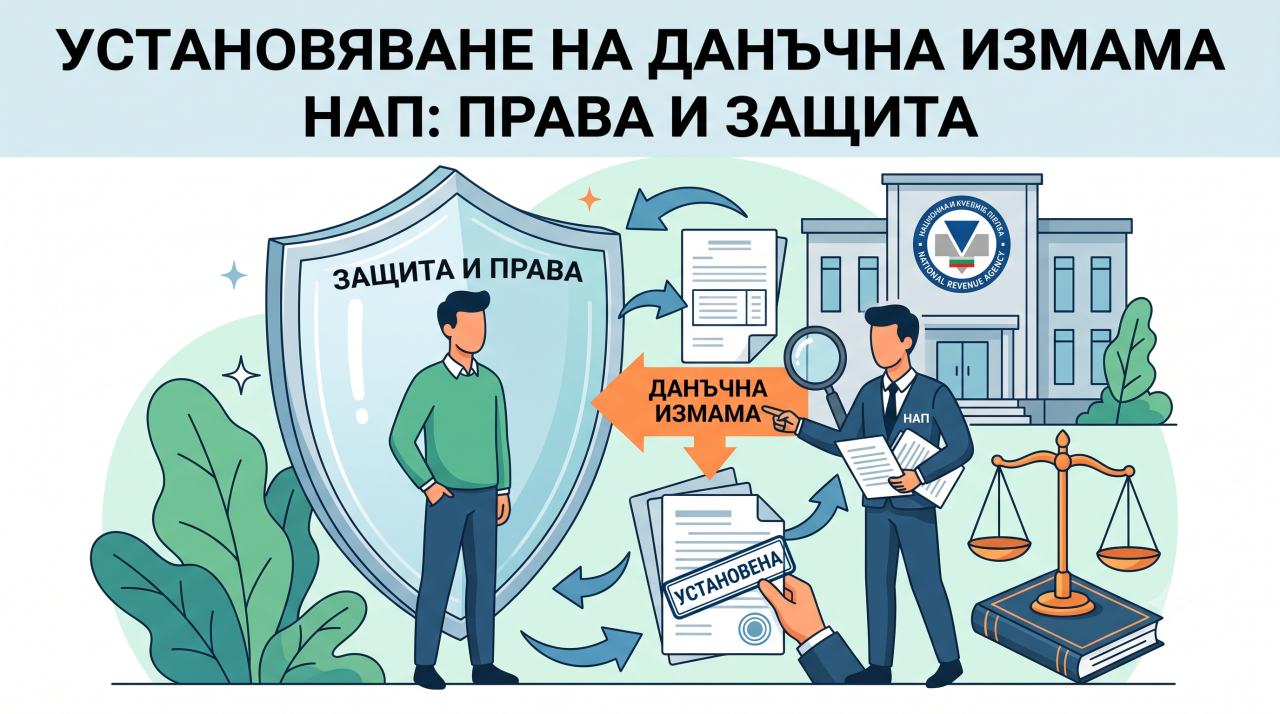 Установяване на данъчна измама от НАП